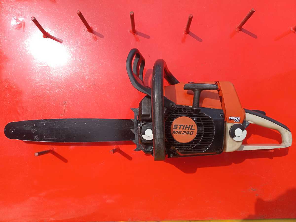 STIHL スチール MS240 実用品 名機 エンジンチェンソー STIHL
