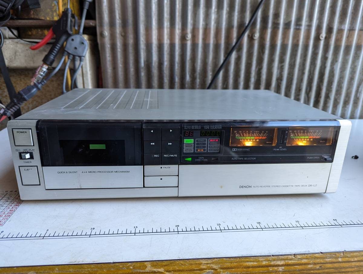 ★DENON　DR-L2 カセットデッキ S・DENON カセットデッキ DR-L2 高級オートリバース機 本体のみ