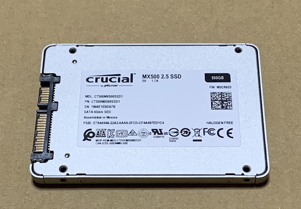 健康状態97%】crucial MX500 500GB 2.5インチ SSD com: Crucial MX500