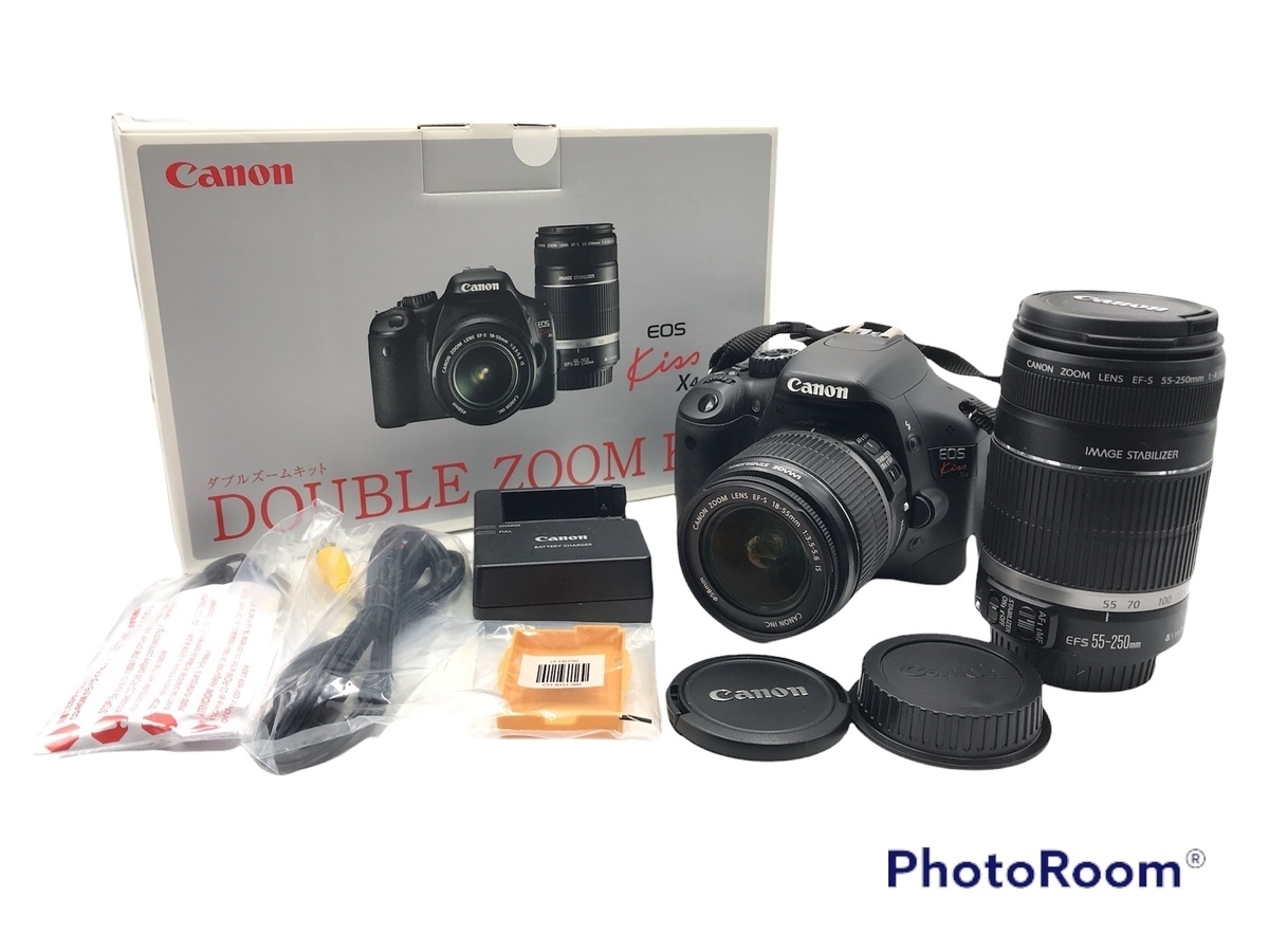 Canon EOS Kiss M ダブルズームキット 美品 付属品多数 CANON EOS Kiss