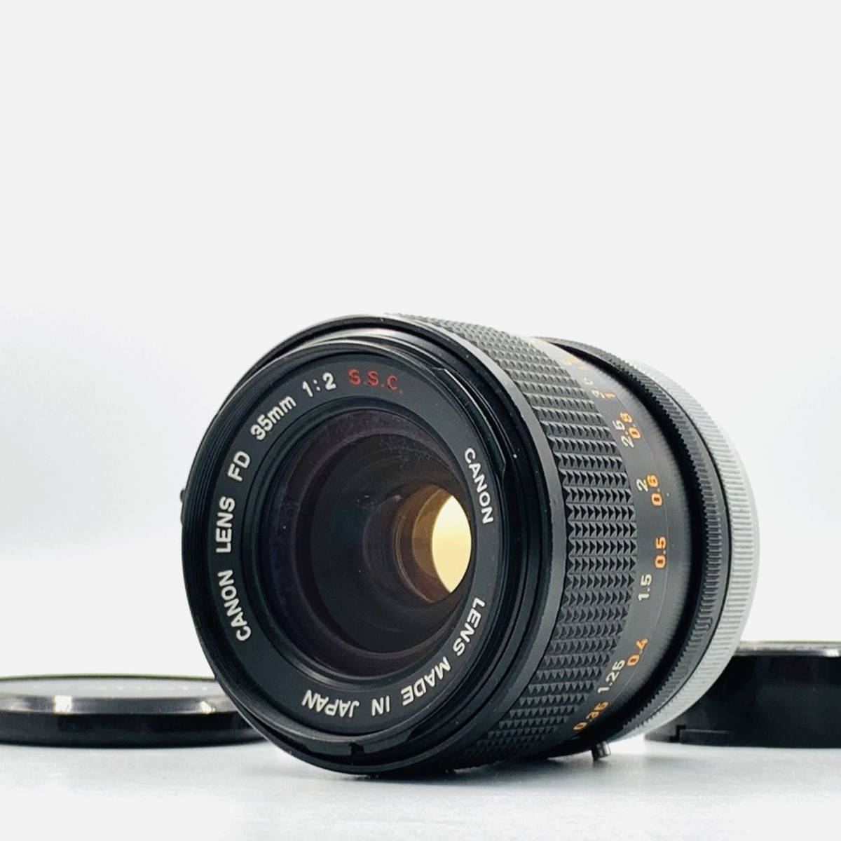 本物保証，大人気 凹レンズ CANON FD 35mm F2 S.S.C. SSC 広角 単焦点レンズ マーク(キヤノン)｜売買されたオークション情報、yahooの商品情報をアーカイブ公開 - オークファン キヤノン