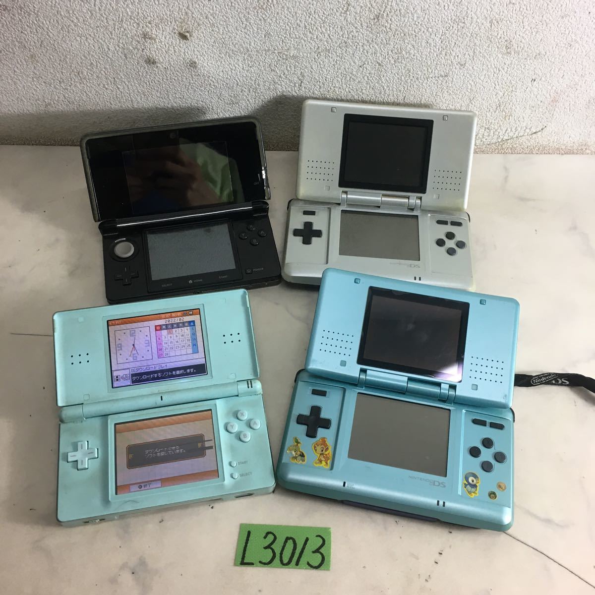 新品，HOT L3013 ニンテンドー Nintendo ゲーム機4点セット ニンテンドーDS 2台+Nintendo 3DS +DS Lite ペン3個欠品 現状品 送料520円(ニンテンドー3DS本体)｜売買されたオークション情報、yahooの商品情報をアーカイ ニンテンドー3DS本体