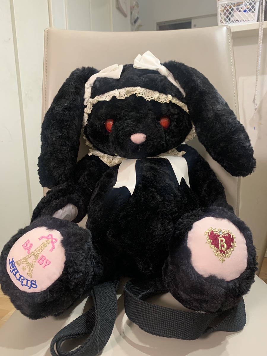 超激得，超激得，HOT 限定 パリ ベイビーザスターズシャインブライト うさくみゃちゃん ぬいぐるみリュック paris ブラック 黒(その他)｜売買されたオークション情報、yahooの商品情報をアーカイブ公開 - オークフ その他