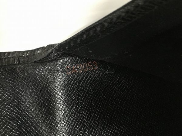 M12-178-0201-170【中古】Louis Vuitton ルイヴィトン エピ・ノワール ポルトフォイユ・インターナショナル M63722 三つ折り長財布 CA0053 VUITTON LOUIS 中古・古着通販LOUIS M62288 Eclipse Black&frasl;Gray
