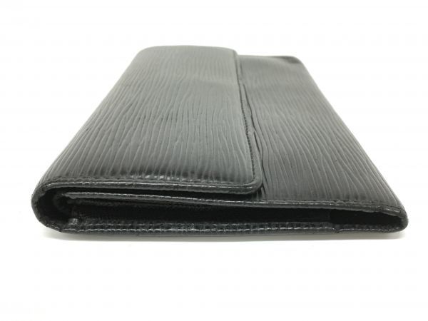 M12-178-0201-170【中古】Louis Vuitton ルイヴィトン エピ・ノワール ポルトフォイユ・インターナショナル M63722 三つ折り長財布 CA0053 VUITTON LOUIS 中古・古着通販LOUIS M62288 Eclipse Black&frasl;Gray