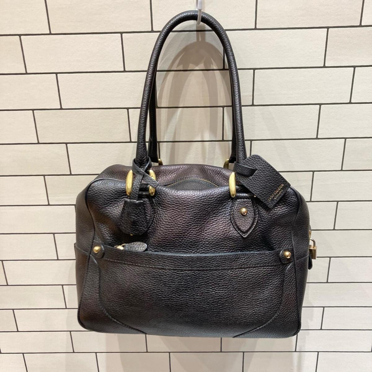 J&M DAVIDSON 鍵付き ミニボストンバッグ ハンドバッグ 【公式通販】