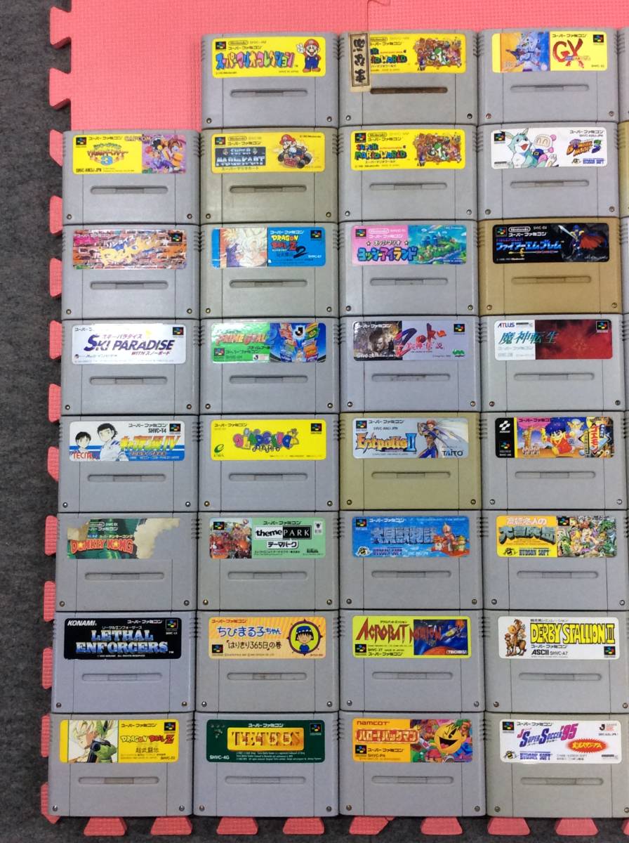 【GF5324/80/800】ジャンク★スーパーファミコン★SFC★ソフト★大量★まとめ★セット★合計48本前後★スーパーマリオ★ドンキーコング★他