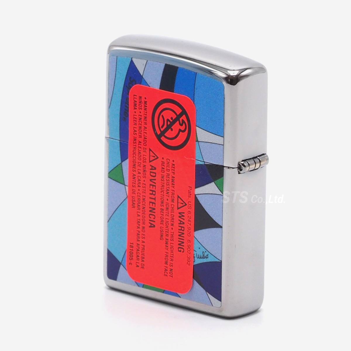Supreme/Emilio Pucci Zippo 青 シュプリー 