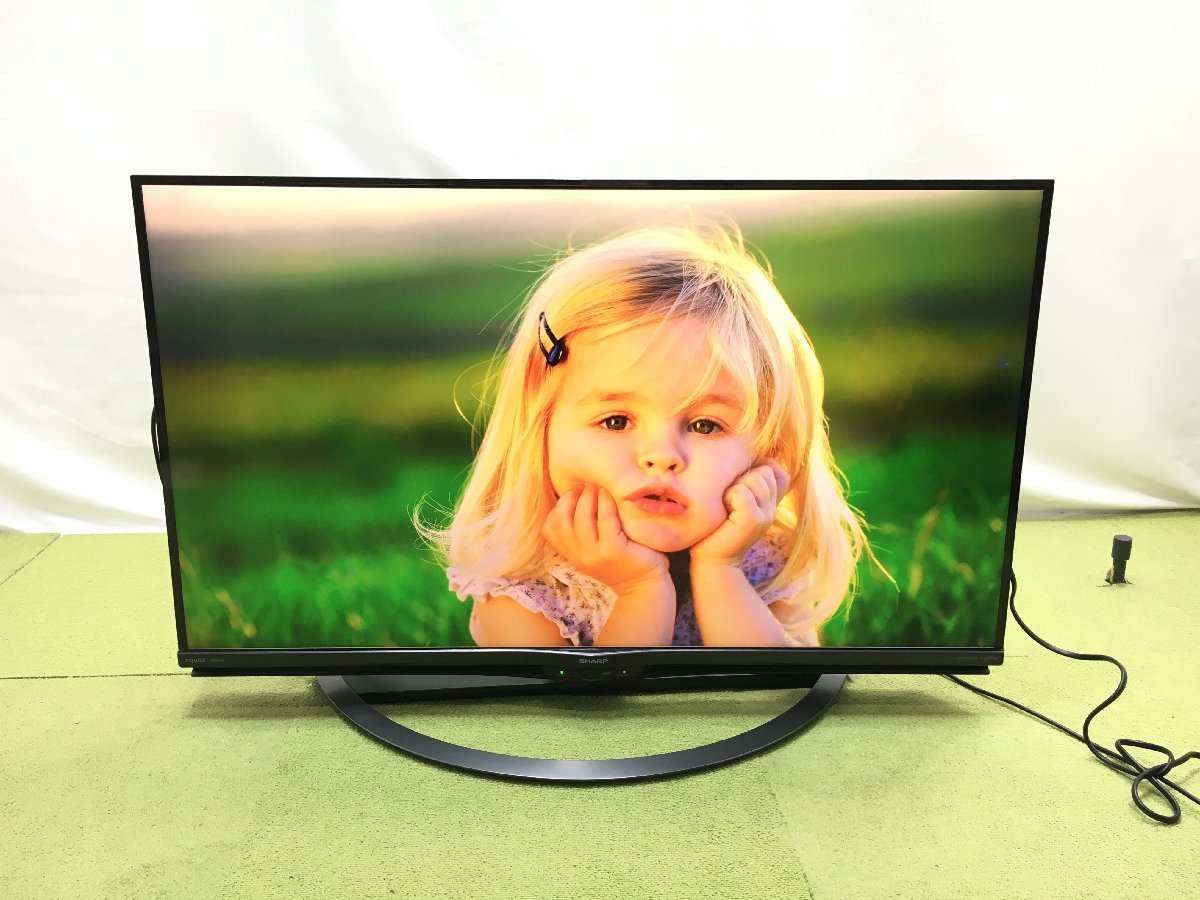 SHARP 液晶テレビ 2T-C40DJ1 美品☆シャープ SHARP AQUOS 4K液晶テレビ 40インチ 外付けHDD対応 エッジ