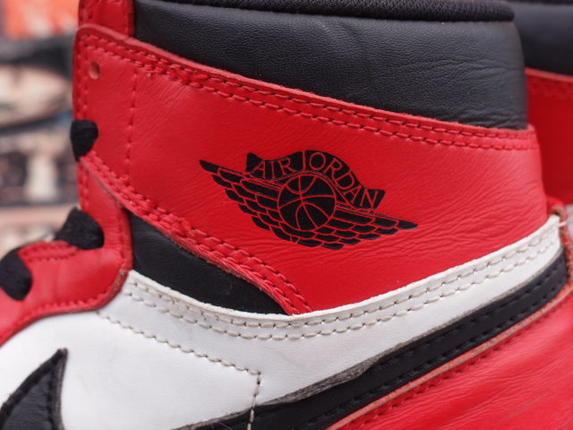 94年製 復刻 nike air jordan 1 白赤黒 US 8 / 26cm ジョーダン 1