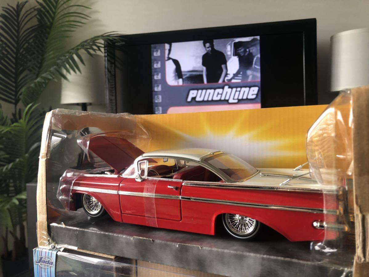 Jada 59 シボレーImpalaインパラLowrider 1/24 レッド③ Jadatoys製