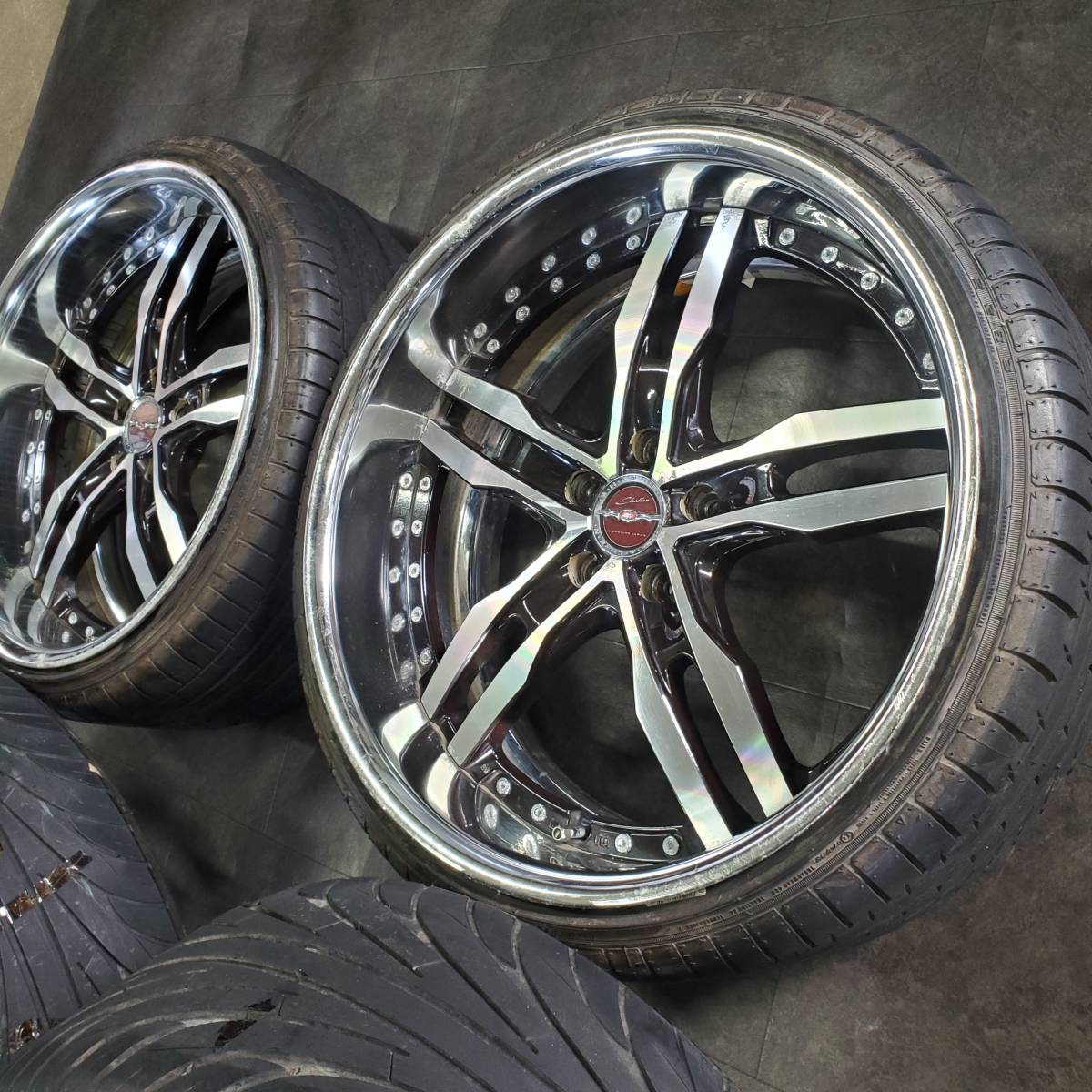 20インチ 深リム シャレン-MM319D-L カーナビ中古日産純正