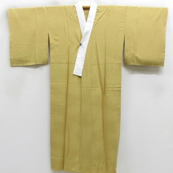 ☆着物10☆ 1円 絹 長襦袢 抽象 袖無双 身丈131cm 裄66cm [同梱可