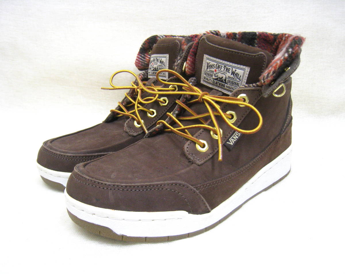 Vans バンズ V2621 ハイカット ブーツ スニーカー 靴 メンズ サイズ27cm ブラウン 27 0cm 売買されたオークション情報 Yahooの商品情報をアーカイブ公開 オークファン Aucfan Com