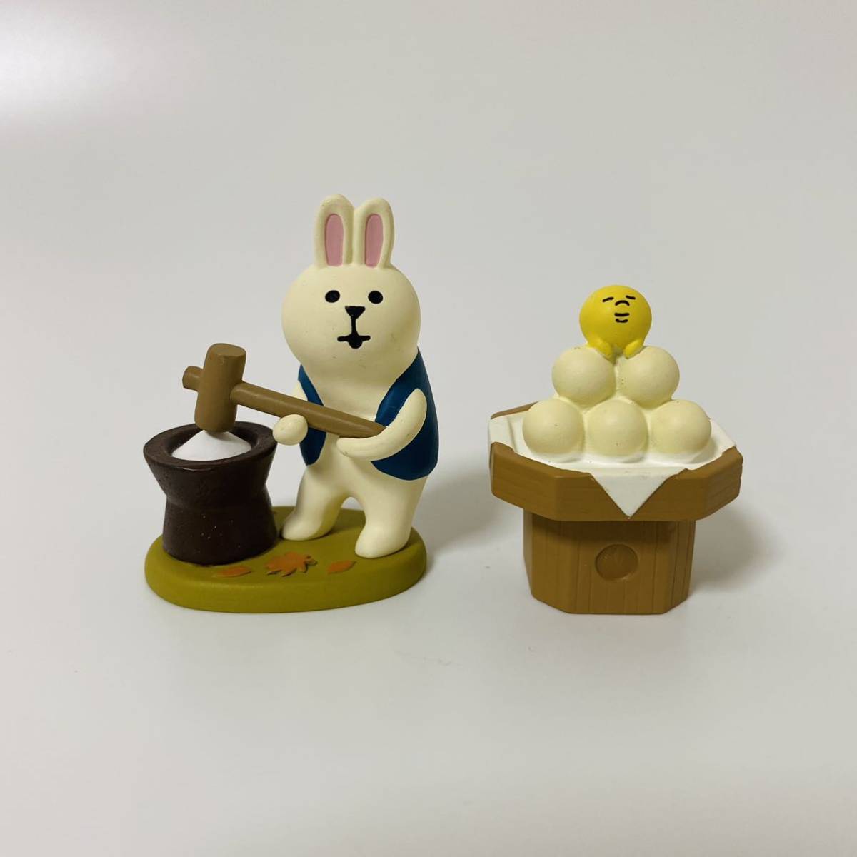 コンコンブル concombre : 餅つきうさぎ・月見団子 餅つきうさぎセット