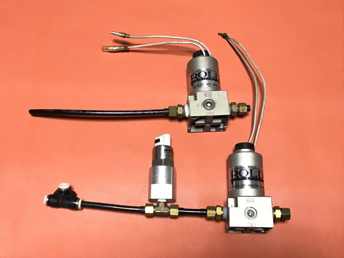 BOLD WORLD ボルドワールド エアサス 電磁 ロールカットバルブ BOLD WORLD ボルドワールド エアサス 電磁 ロールカットバルブ