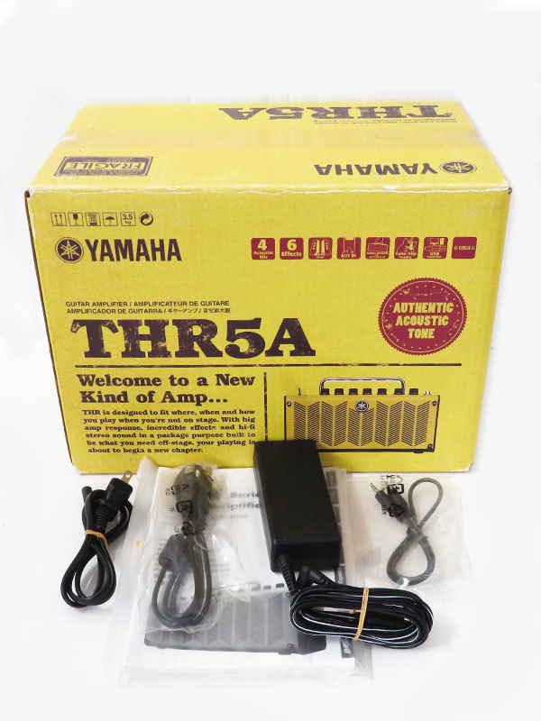 【お買い得,人気】 中古 【YAMAHA】ヤマハ『アコ―スティックギター用アンプ』THR5A Ver1.0.4 1週間保証