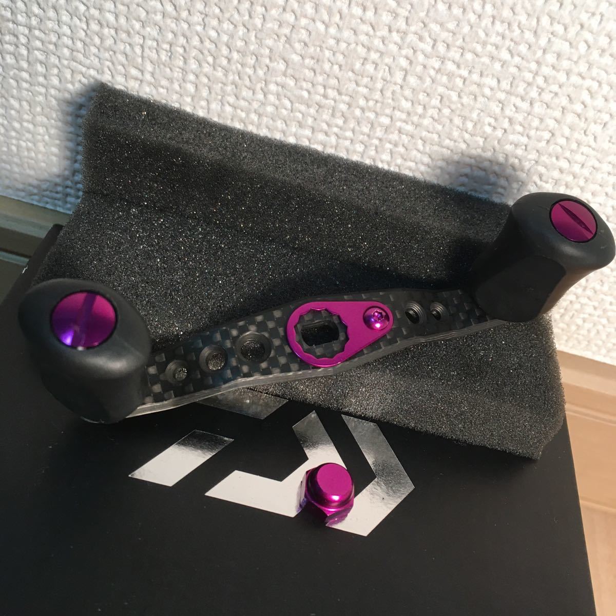 KTF 90mm IXA Abu ハイパーオフセットカーボンハンドル90mm ダイワ