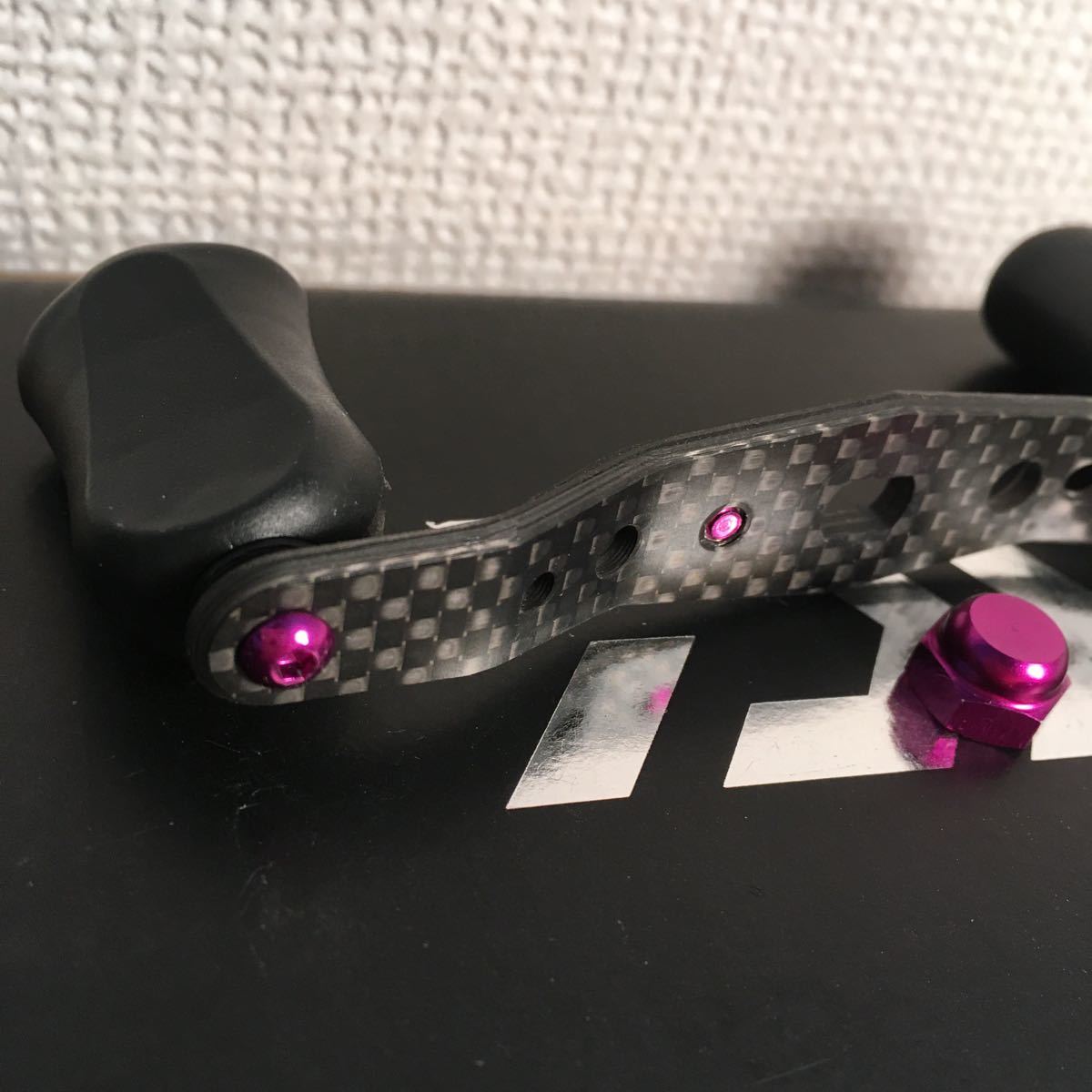 KTF 90mm IXA Abu ハイパーオフセットカーボンハンドル90mm ダイワ