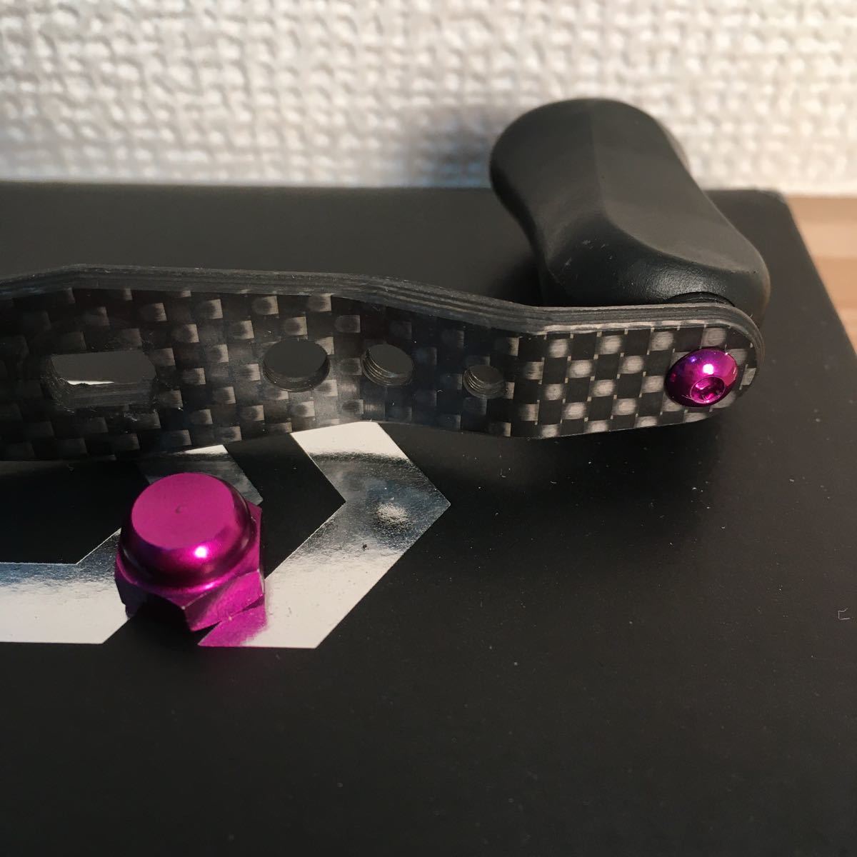 KTF 90mm IXA Abu ハイパーオフセットカーボンハンドル90mm ダイワ