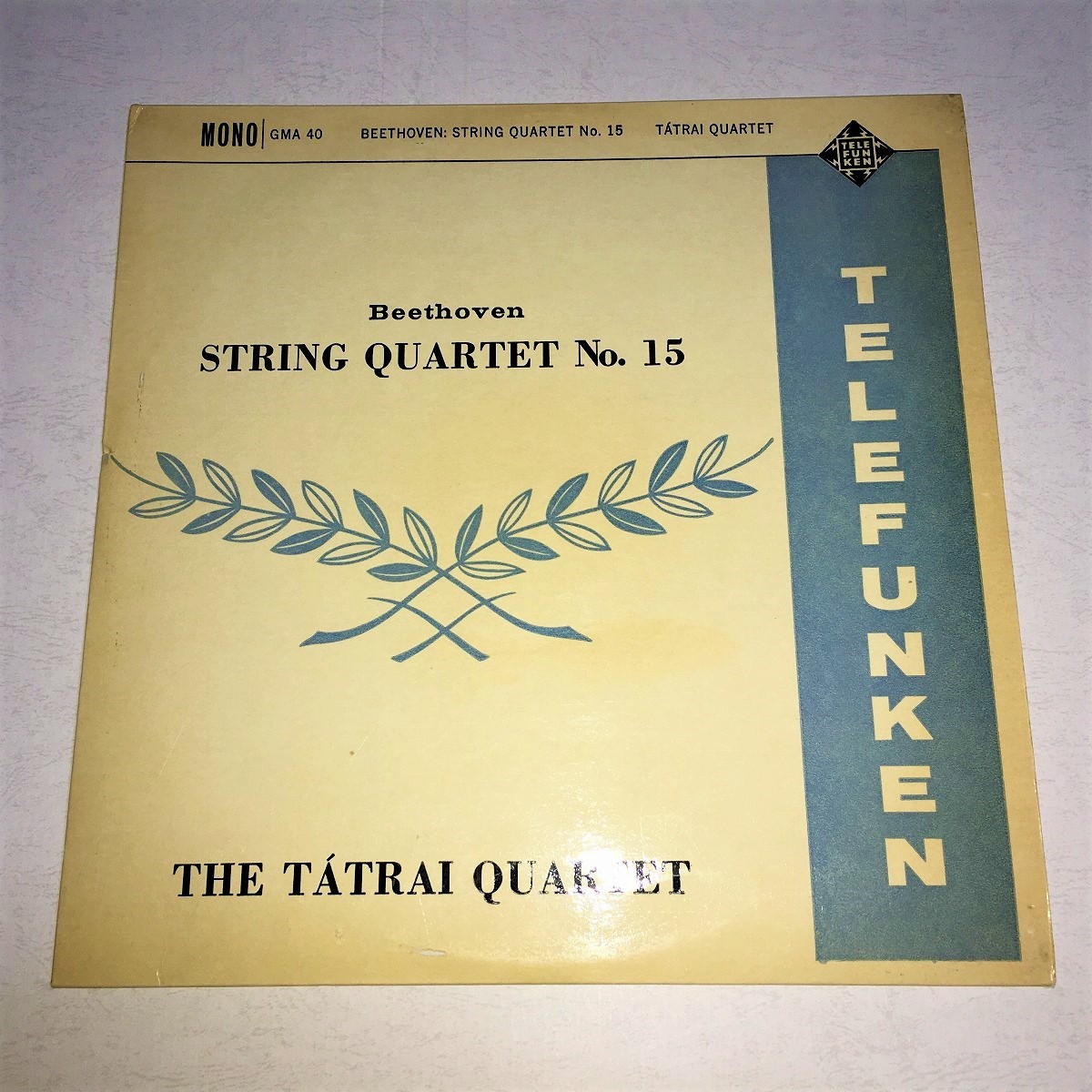 高品質，大人気 TELEFUNKEN 英盤 タートライ四重奏団 ベートーヴェン:弦楽四重奏曲第15番 MONO GMA-40(室内楽)｜売買されたオークション情報、yahooの商品情報をアーカイブ公開 - オークファン 室内楽