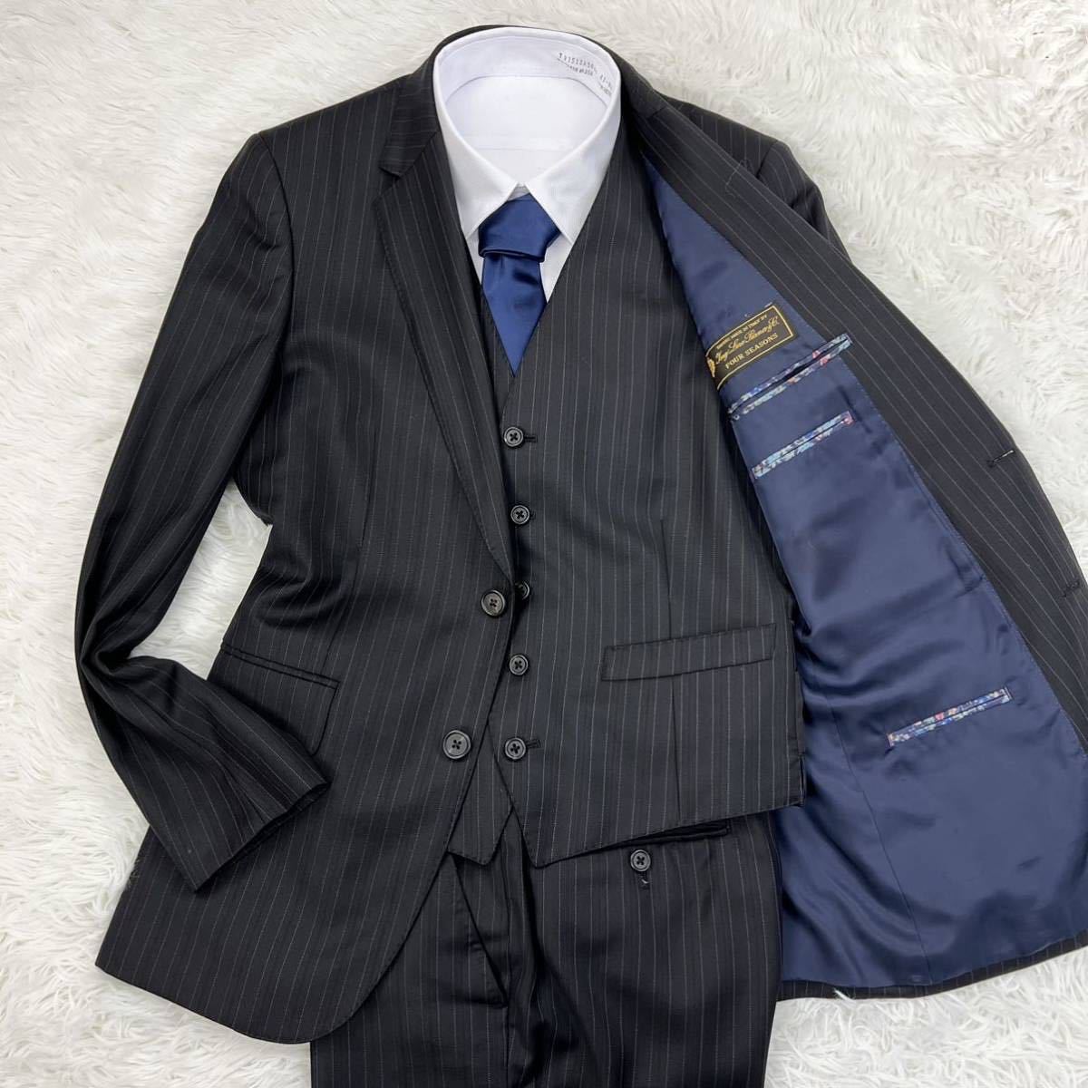 B14 Paul Smith〈SOHO FIT〉ロロピアーナ 【圧巻の艶感】シルク