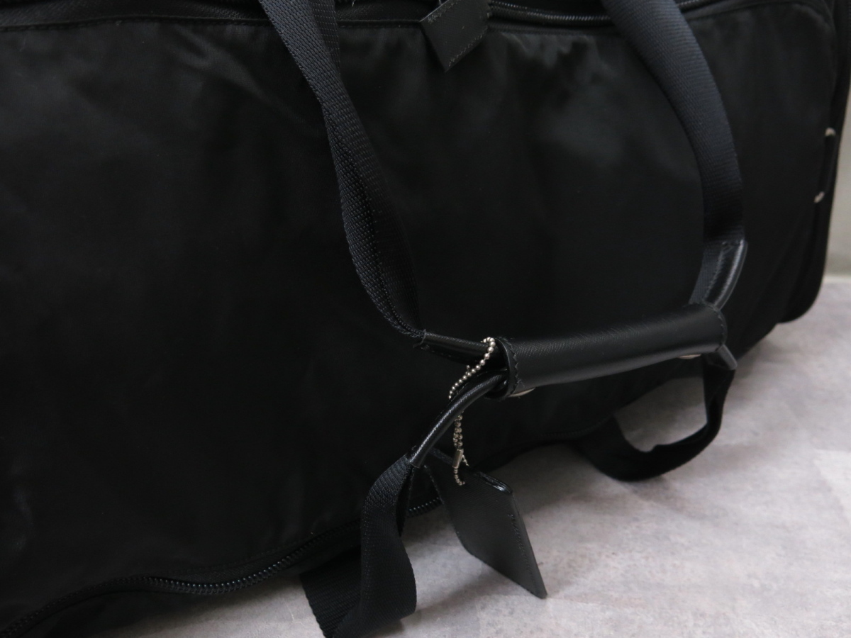○超美品○PRADA ナイロン レザー プラダ○メンズ○ポコノ カーフ 