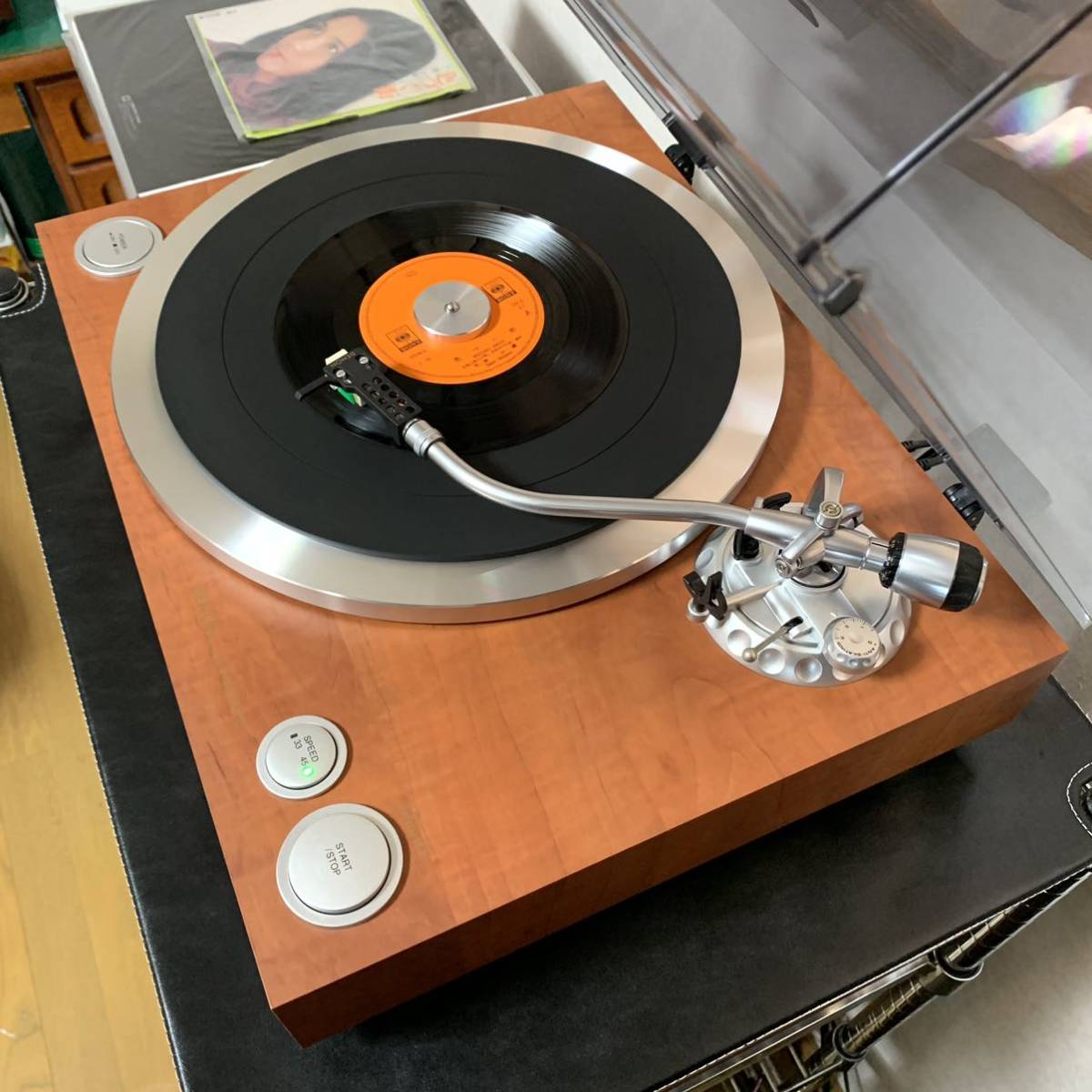 完動 極美品 DENON DP-500M デノン レコードプレーヤー 純正 ヘッド 