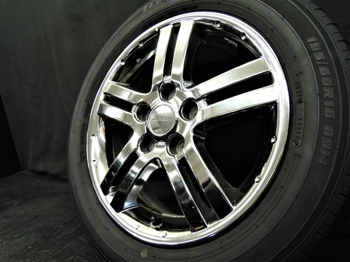 ☆超美品!! 日産AUTECH純正メッキアルミホイール+2020年/19年/18年製