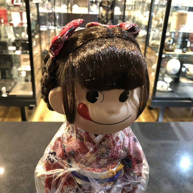 希少！ペコちゃんビスクドール 2015年限定ラヂオ巻きペコちゃん 希少
