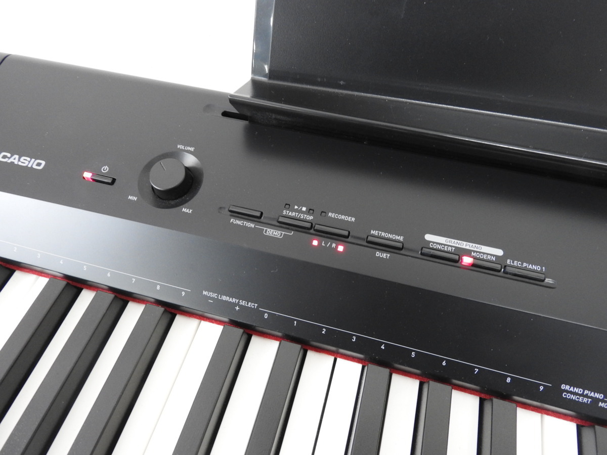 2017年製 CASIO 88鍵盤 電子ピアノ Privia PX-160BK スタンド・ペダル