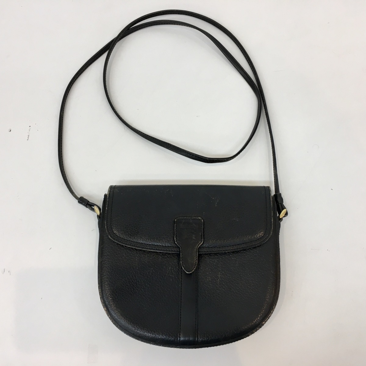 ▽三郷店 【中古】Burberrys バーバリー ショルダーバッグ レザー 