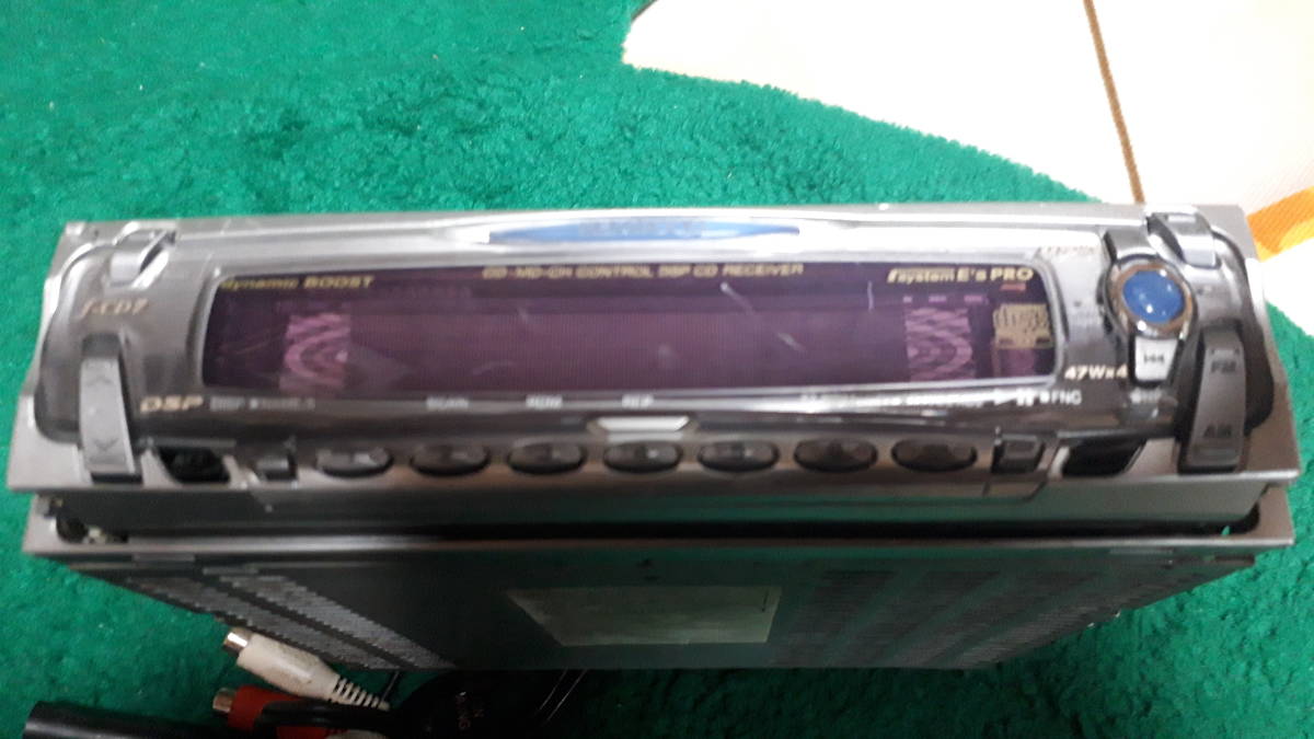 当時 旧車 オーディオ KENWOOD カーステ 1DIN CDデッキ プレーヤー f
