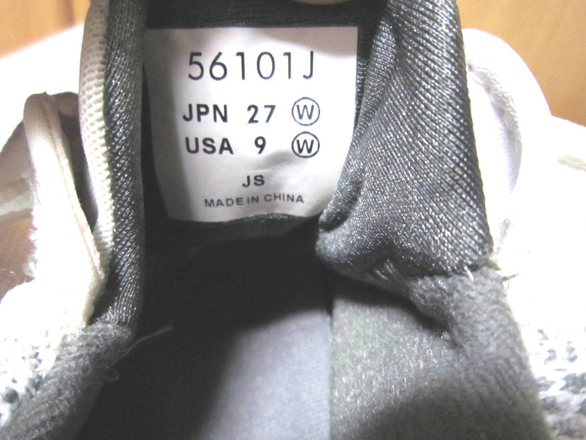 ゴルフシューズ/スパイクレス　　　FJ フットジョイ フレックス（56101J）白灰/黄緑　27cm US9 W　JS　　　　 FOOT JOY　FLEX　 　k2202a_10