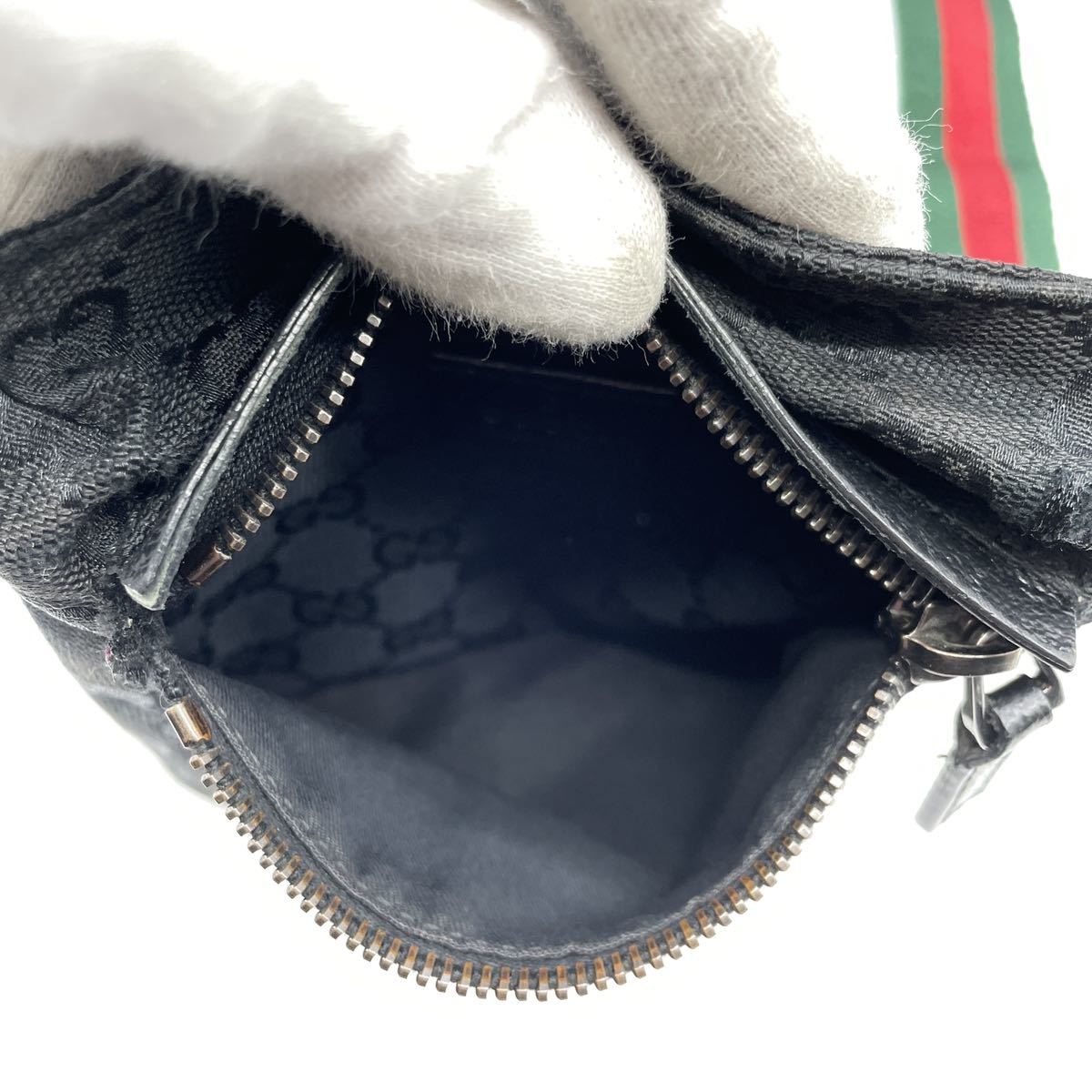 1円《極美品》GUCCI グッチ ウエストバッグ ウエストポーチ ボディ