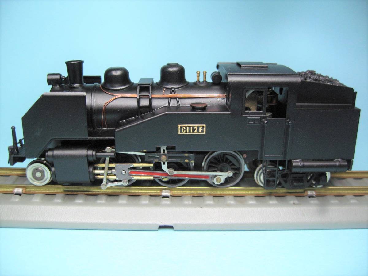 メーカー不明 HOゲージ C112F 蒸気機関車 鉄道模型 ジャンク Y10930655