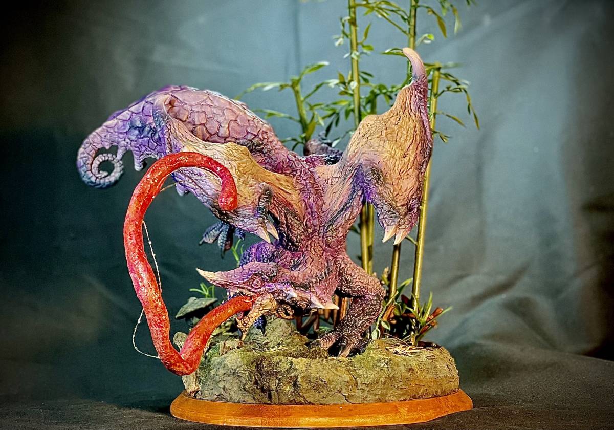 オディバトラス　フィギュア　モンスターハンター　ガレージキット　モンハン WF2022W 霞龍 オオナズチ かすみりゅう MHR モンハンライズ M.M