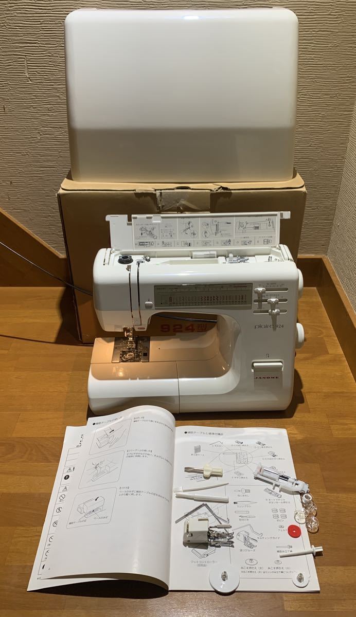 2202013 JANOME ジャノメミシン ジャノメ 家庭用ミシン ミシン　スーパー電子ミシン　plaire 924 924型　
