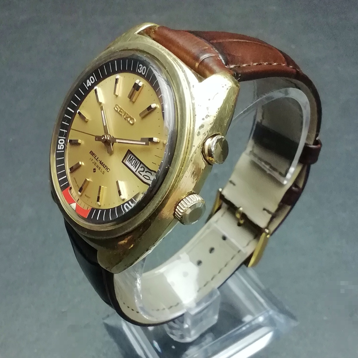 希少 SEIKO BELL-MATIC セイコー ベルマチック 17石 4006-6030 自動 