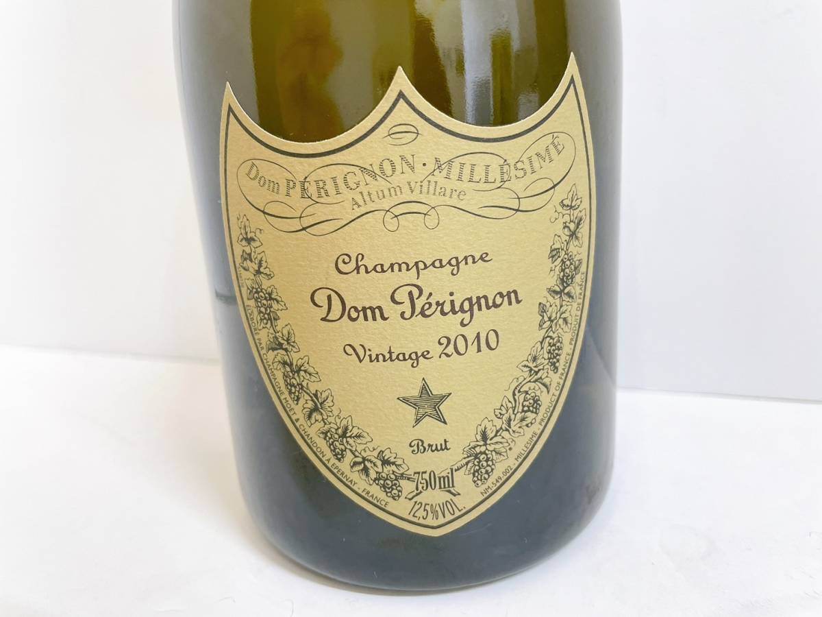 OP1852H 【未開栓】 1円～ ドンペリ 2010年 750ml 12.5度 Don Perognon 