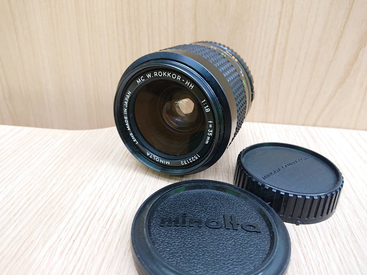 お買い得，定番 C-1237 minolta ミノルタ MC W.ROKKOR-HH 1：1.8 F＝35㎜ ジャンク品(ミノルタ)｜売買されたオークション情報、yahooの商品情報をアーカイブ公開 - オークファン ミノルタ