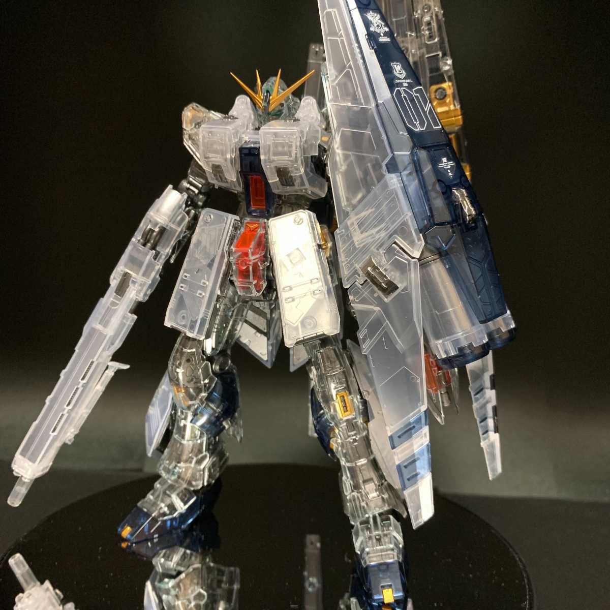 RG1/144 νガンダム RX-93 HWS［クリアカラー］蛍光塗装完成品 ブラック