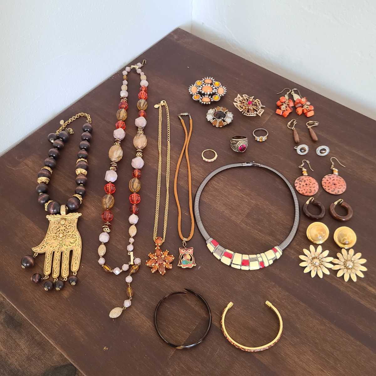 イヤリングネックレスブローチリング指輪まとめて20点 sarah covサラ