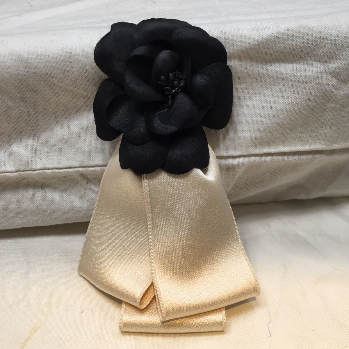 CHANEL シャネル 花 リボン コサージュ ブローチ アクセサリー