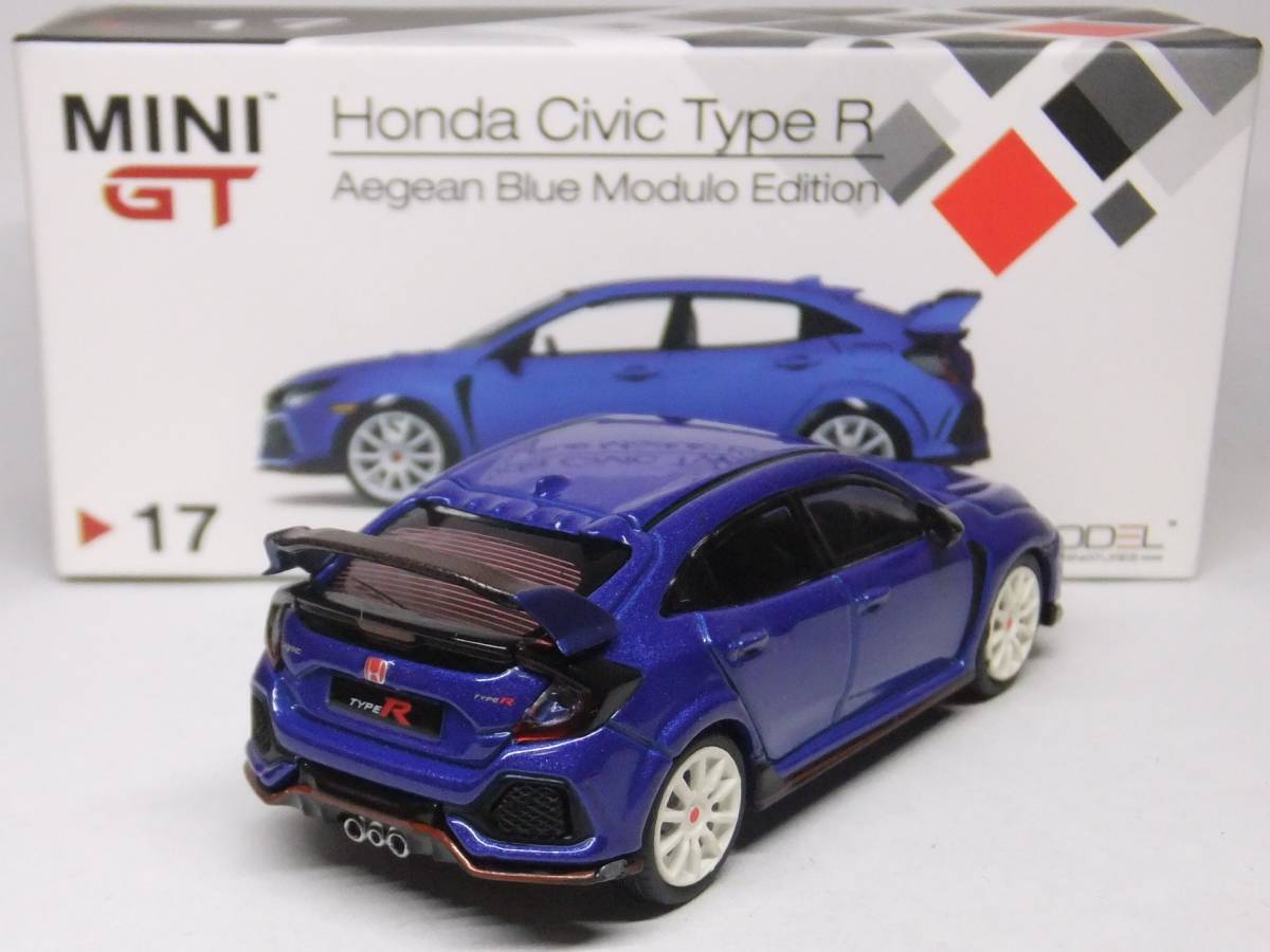 MINI GT☆ホンダ シビック タイプ R Aegean Blue Modulo Edition 