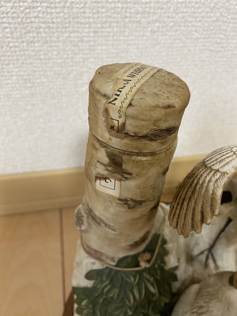 23 【未開栓】 NIKKA ニッカ ウイスキー 北の動物たち 鶴の求愛 陶器