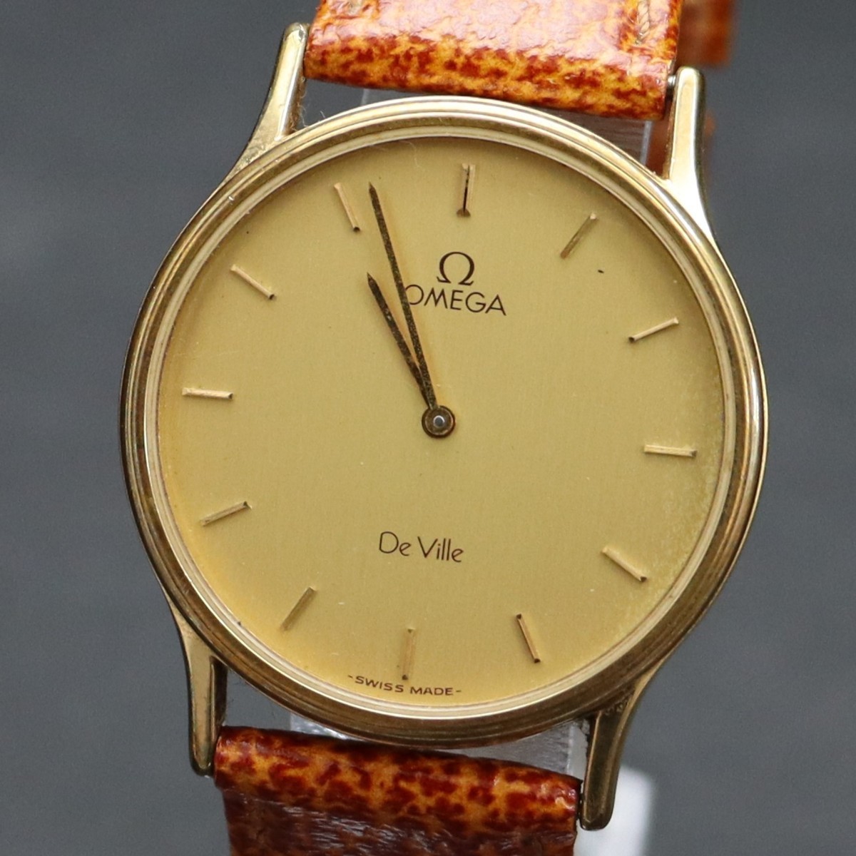 OMEGA De Ville オメガ デビル 1910214 Cal.1365 クォーツ ゴールド 