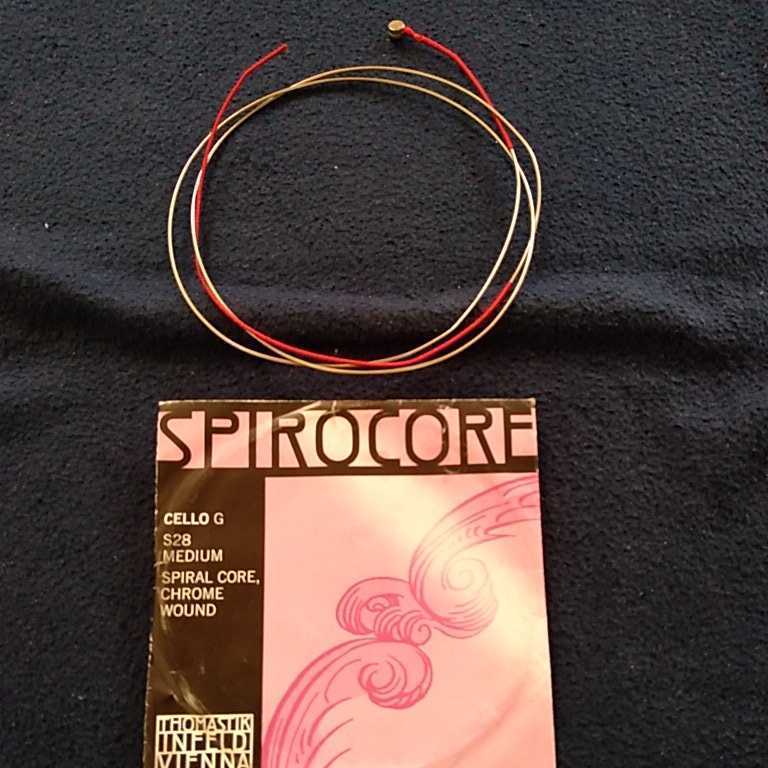 ◇チェロ弦（ラーセンAD＋スピロコアGC） 4⁄4セット チェロ弦 中古