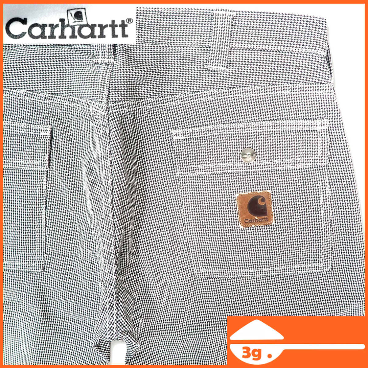 安い，新品 Carhartt W32 ペインターパンツ カーハート メンズ コットンパンツ 綿パンツ ストレート 千鳥格子 ブッシュ フラップ AR2008 3g.(ボトムス)｜売買されたオークション情報、yahooの商品情報をアーカ 男性用