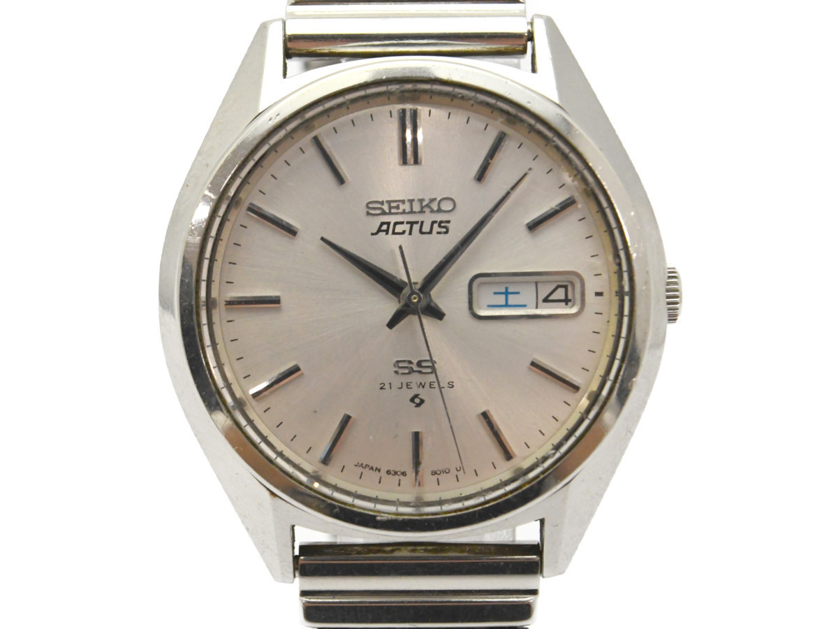 稼働⭐️SEIKO セイコー ACTUS アクタス 21石 自動巻き 腕時計 稼働 